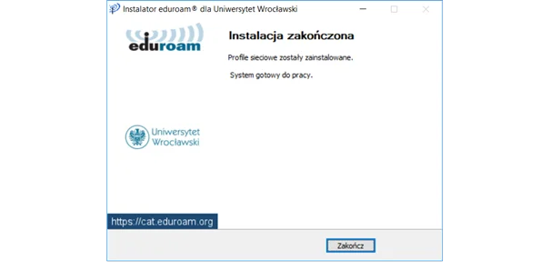 Eduroam - konfiguracja Win10